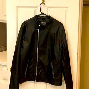 ASOS men’s leather bomber jacket